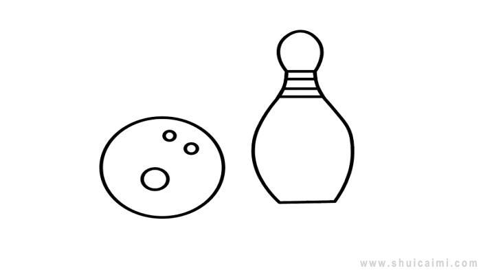 保龄球简笔画怎么画 保龄球简笔画画法