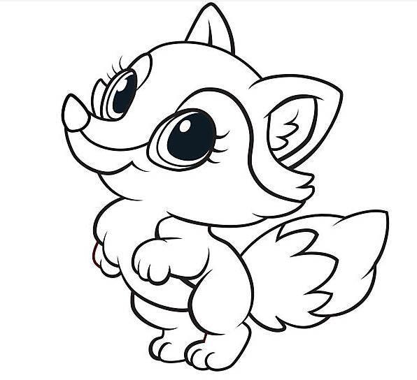 简笔画狐狸 简笔画狐狸头的画法