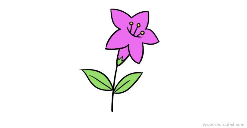 花朵又儿童画怎么画 花朵又简笔画顺序