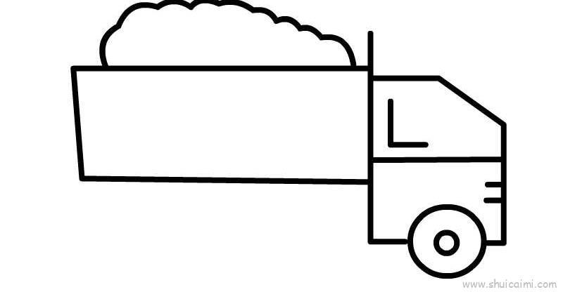 工程车儿童画怎么画 工程车简笔画好看