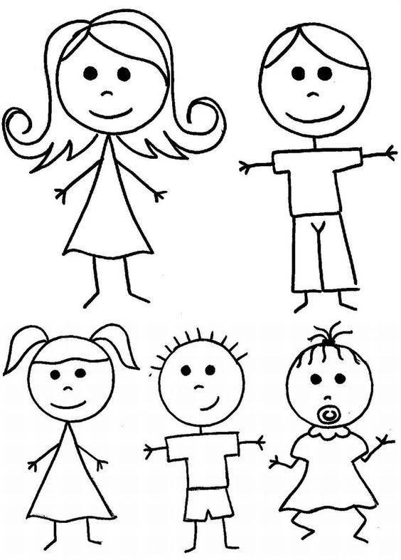 幼儿园人物简笔画图片大全 幼儿园人物简笔画图片大全彩色