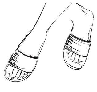 脚的简笔画图片大全 脚的简笔画图片大全可爱