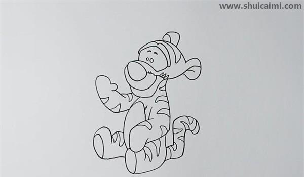 跳跳虎简笔画怎么画 跳跳虎简笔画简单