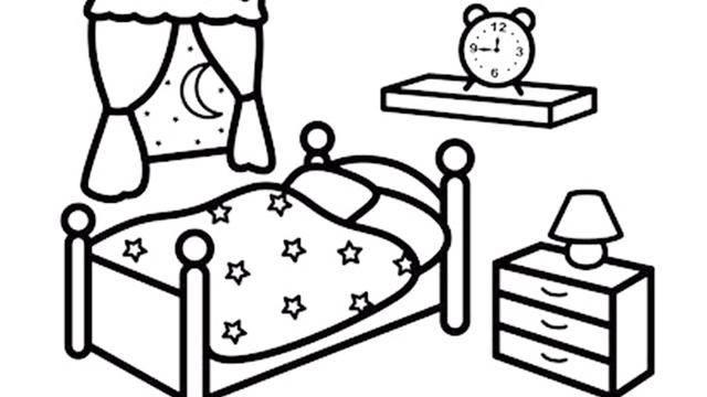 卧室的简笔画图片大全 卧室的简笔画图片大全简单