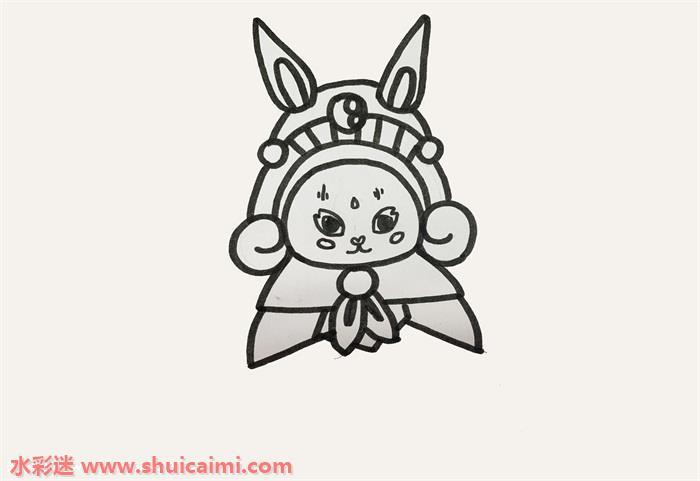 兔儿爷怎么画 兔儿爷简笔画简单步骤画法