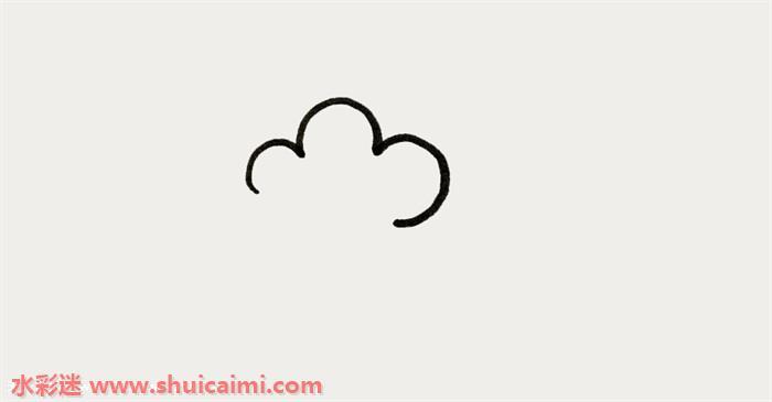 风怎么画 风简笔画简单彩色