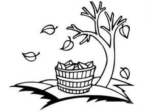 秋天简笔画图片大全 秋天简笔画图片大全带颜色