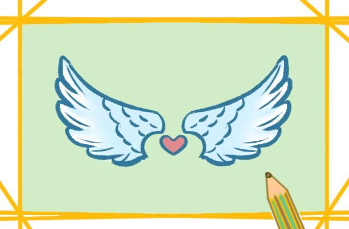 翅膀简笔画图片大全 翅膀简笔画图片大全可爱