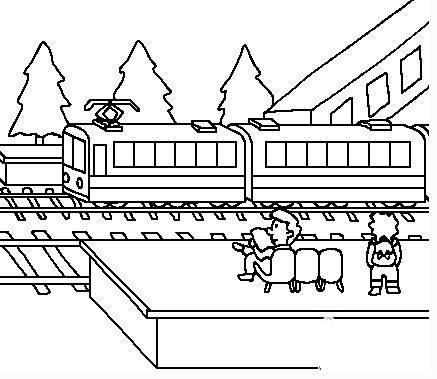 简笔画火车 简笔画火车头