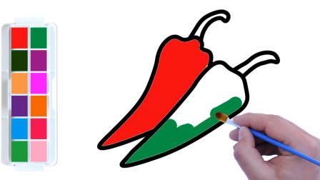 辣椒简笔画 辣椒简笔画儿童简笔画