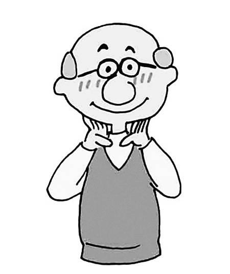 老人简笔画图片大全 老人简笔画图片大全简单