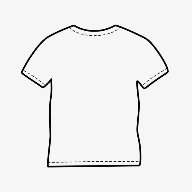 短袖简笔画 短袖简笔画图片大全大图