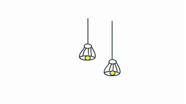 吊灯简笔画怎么画 吊灯简笔画步骤