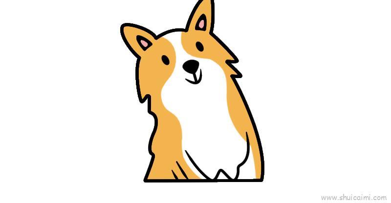 狗儿童画怎么画 狗简笔画简单