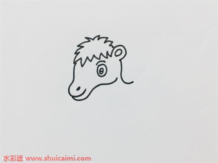 骆驼怎么画 骆驼简笔画画法