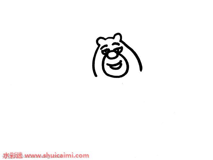熊二怎么地画怎么画 熊二怎么地画简笔画图片