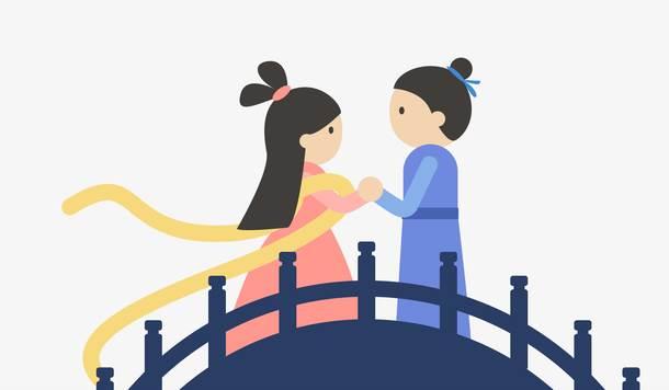 牛郎织女简笔画 牛郎织女简笔画连环画