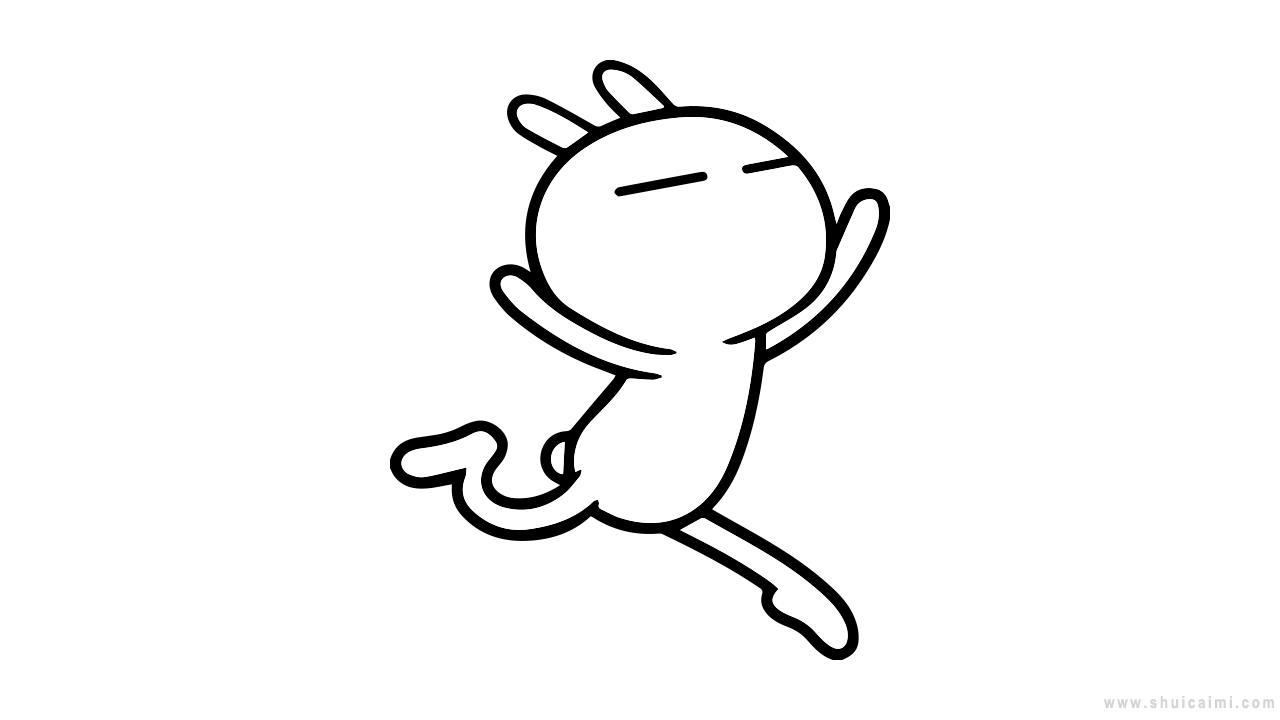 兔斯基简笔画怎么画 兔斯基简笔画好看