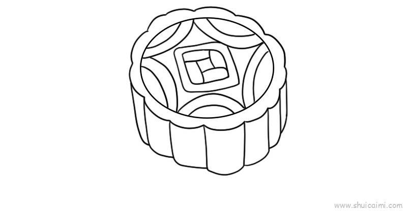 月饼儿童画怎么画 月饼简笔画简单又好看