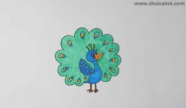 孔雀简笔画怎么画 孔雀简笔画图片大全