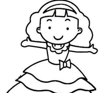 简笔画公主 简笔画公主简单又漂亮
