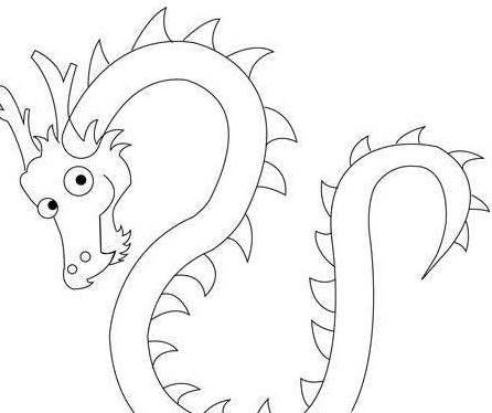 龙简笔画图片大全步骤 龙简笔画图片大全简单