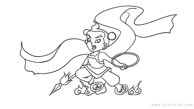 哪吒简笔画怎么画 哪吒简笔画好看