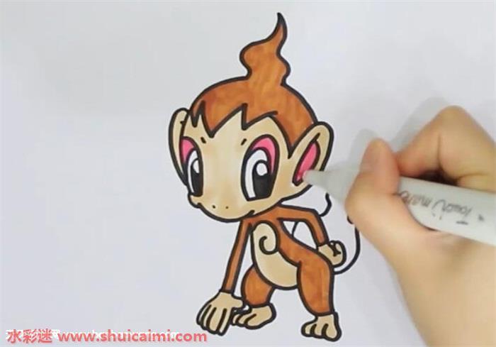 小火猴怎么画 小火猴简笔画图片