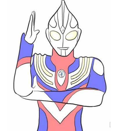 奥特曼简笔画 奥特曼简笔画简单又帅气