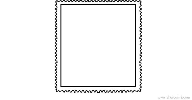 圣诞邮票儿童画怎么画 圣诞邮票简笔画顺序