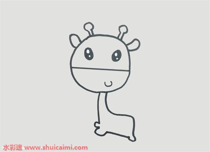 鹿简笔画怎么画简单彩色