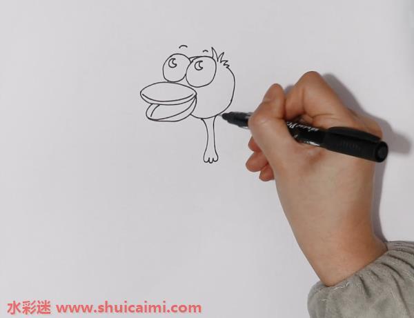 鸵鸟怎么画 鸵鸟简笔画简单易画彩色