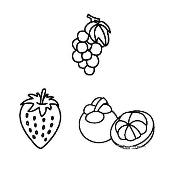 画水果的简笔画 我想画水果的简笔画