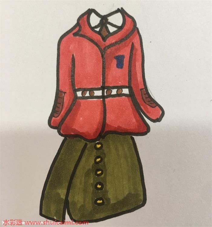 第五人格比赛服怎么画 第五人格比赛服简笔画漂亮卡通