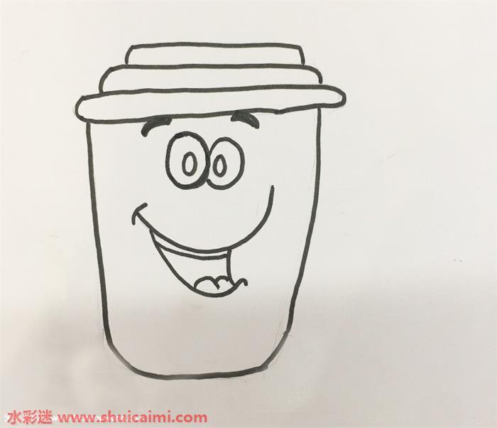 垃圾桶怎么画 垃圾桶简笔画简单易画彩色