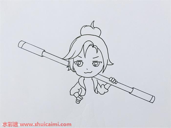 至尊宝怎么画 至尊宝简笔画步骤图