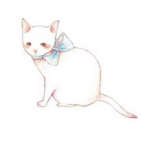 可爱的小猫简笔画 画一只可爱的小猫简笔画