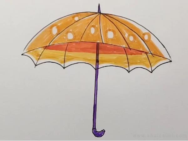 雨伞简笔画怎么画 雨伞简笔画画法