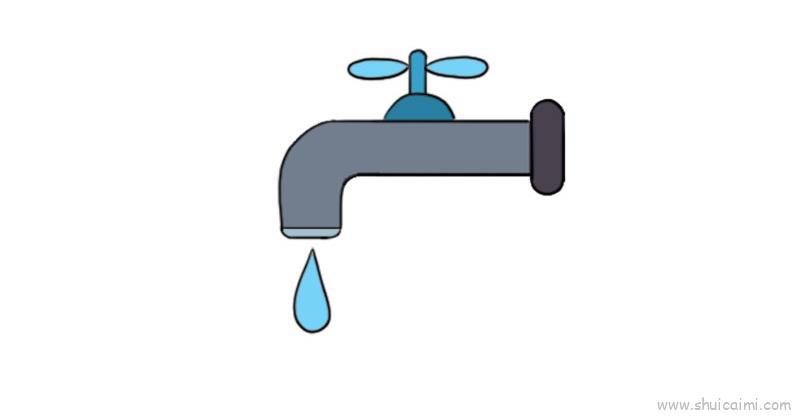 水龙头儿童画怎么画 水龙头简笔画简单又好看