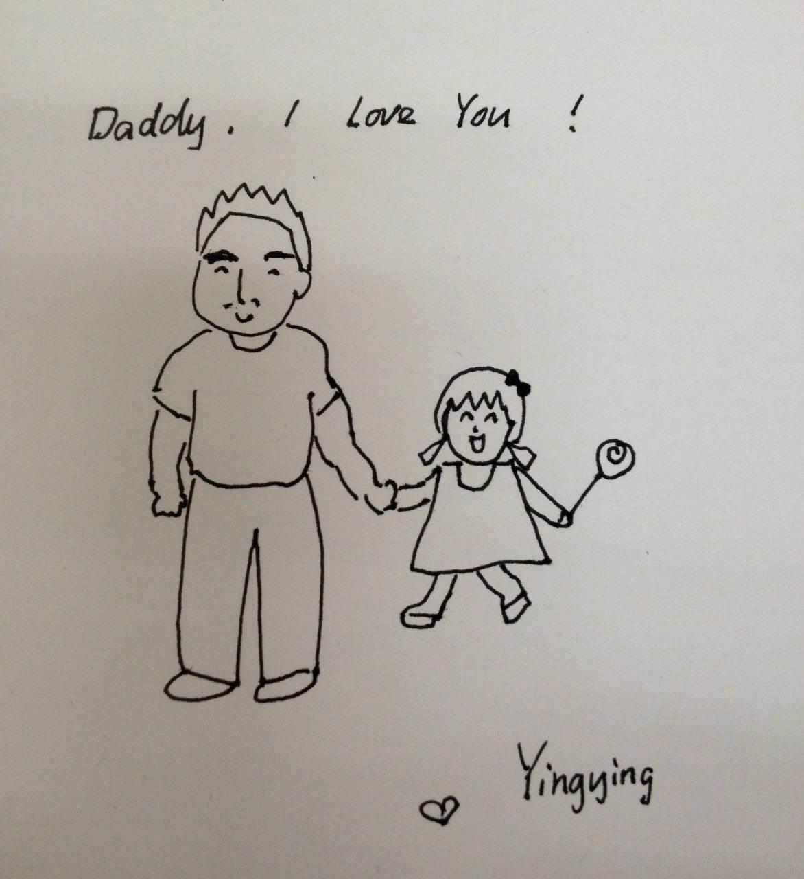 父亲简笔画 父亲简笔画图片大全