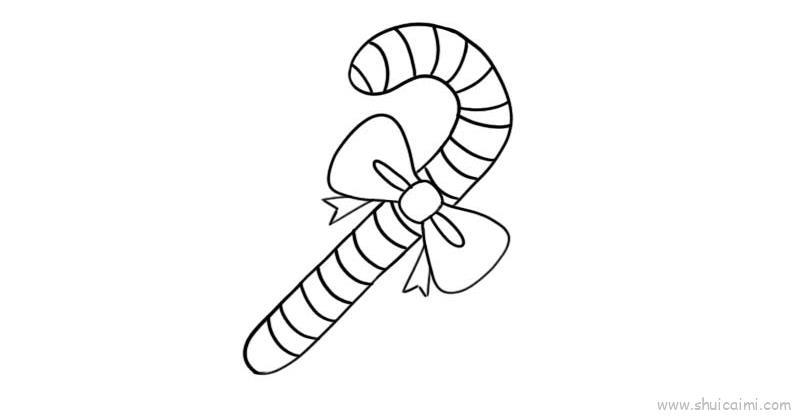 手杖儿童画怎么画 手杖简笔画步骤