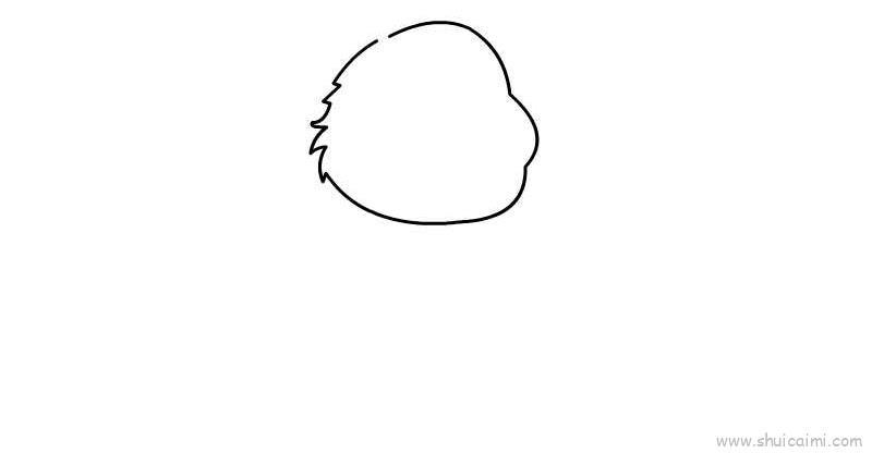 野猪儿童画怎么画 野猪简笔画顺序