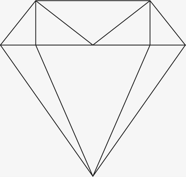 钻石简笔画 钻石简笔画图片大全