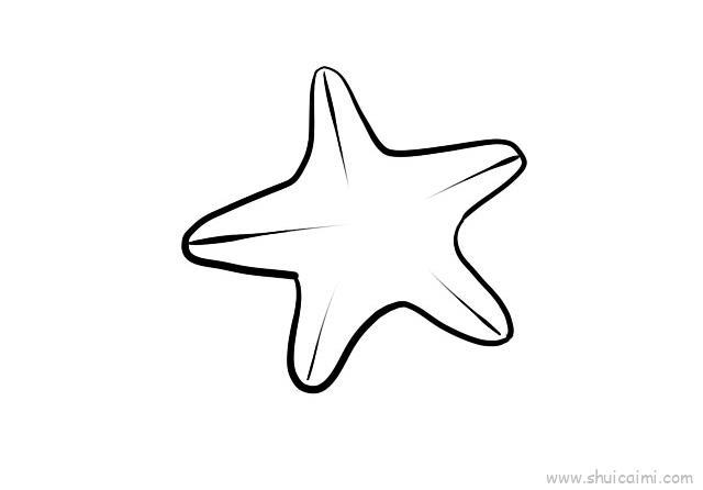 海星儿童画怎么画 海星简笔画画法