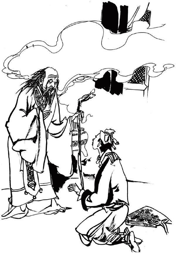 太上老君简笔画图片 太上老君的简笔画图片