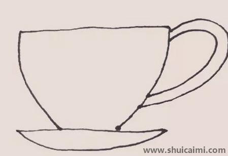茶杯儿童简笔画