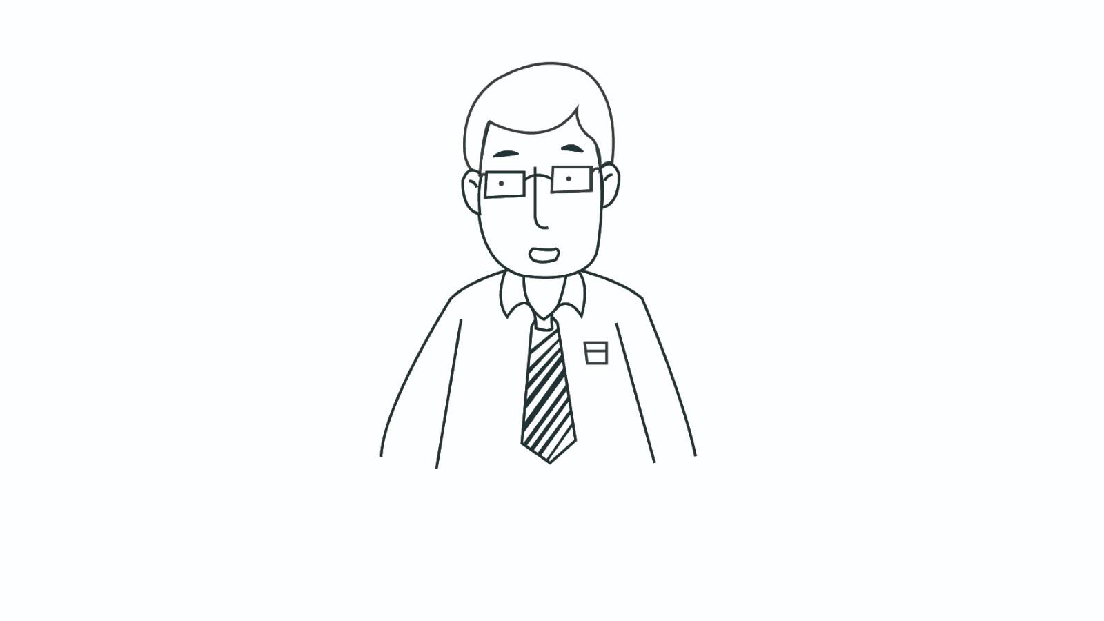 爸爸领带简笔画怎么画 爸爸领带简笔画图片
