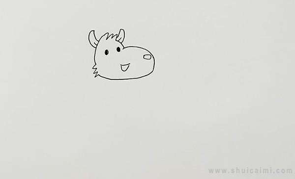 大灰狼简笔画怎么画 大灰狼简笔画步骤