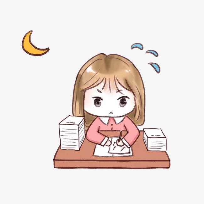 写作业简笔画 写作业简笔画 小男孩