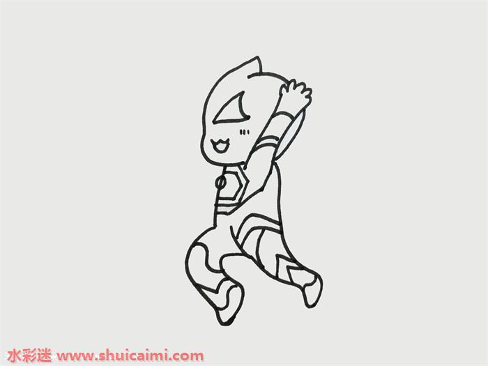 卡通可爱的捷德简笔画 简单易学